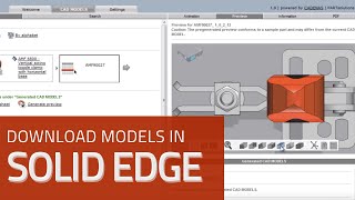 Solid Edge PARTcommunity Guided Tour