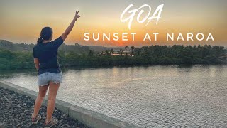Sunset At Naroa Divar Railway Bridge Sunset Divar Island Vanxim Goa