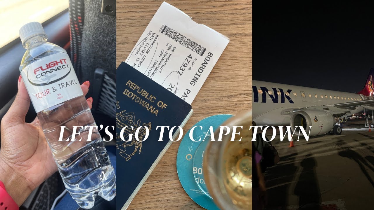 Gaborone,Botswana to Cape Town,South Africa Traveling Vlog #motswanayoutuber #capetown 