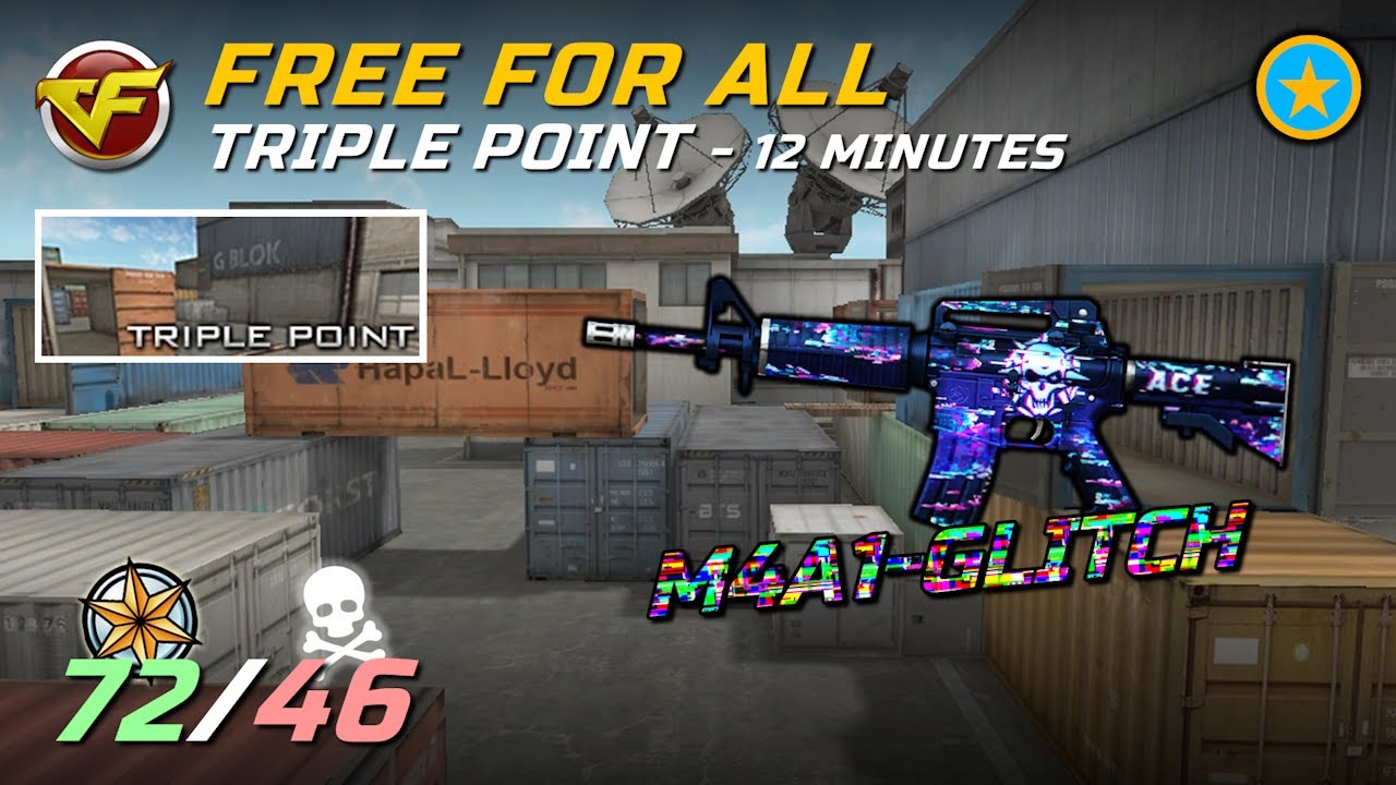 CrossFire WE - Triple Point - Free For All - M4A1-Glitch - 72 Kills - FULL GAMEPLAY