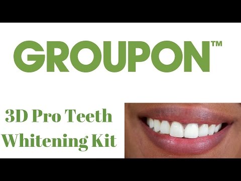 Groupon 구매 : Pro 3D 치아 미백 키트 운반