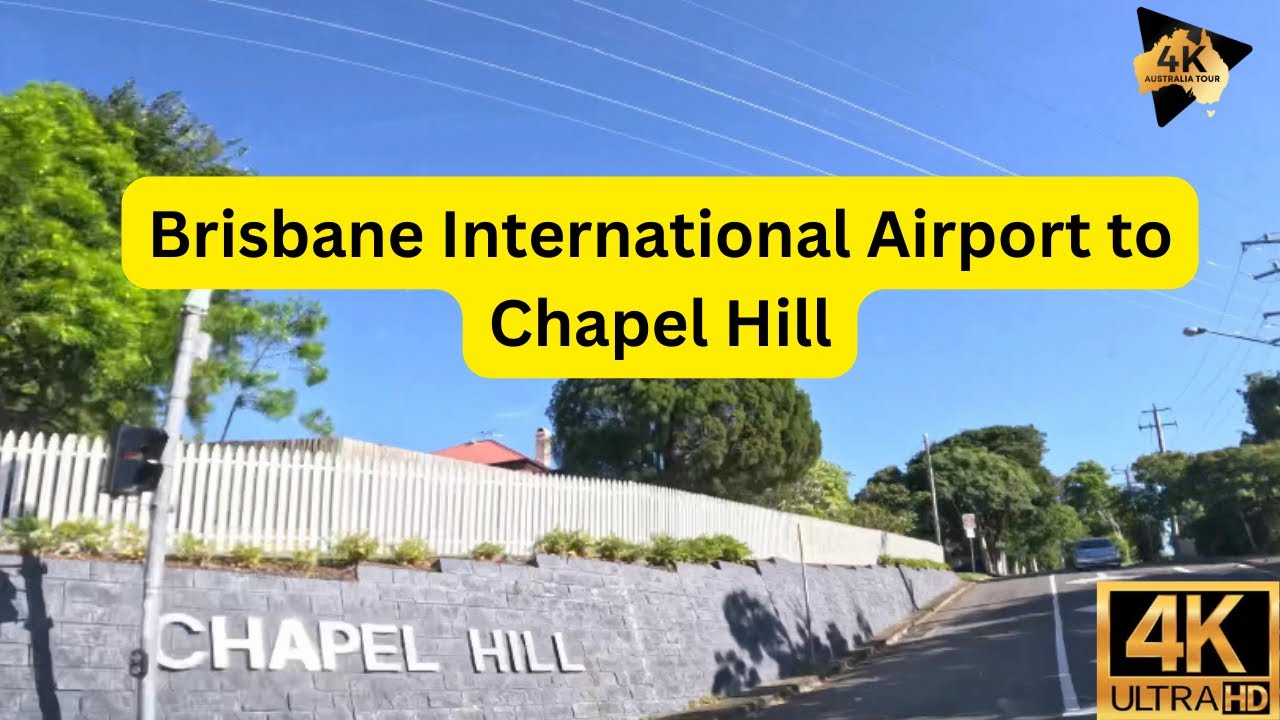Brisbane International Airport to Chapel Hill 4K Drive via Sandgate