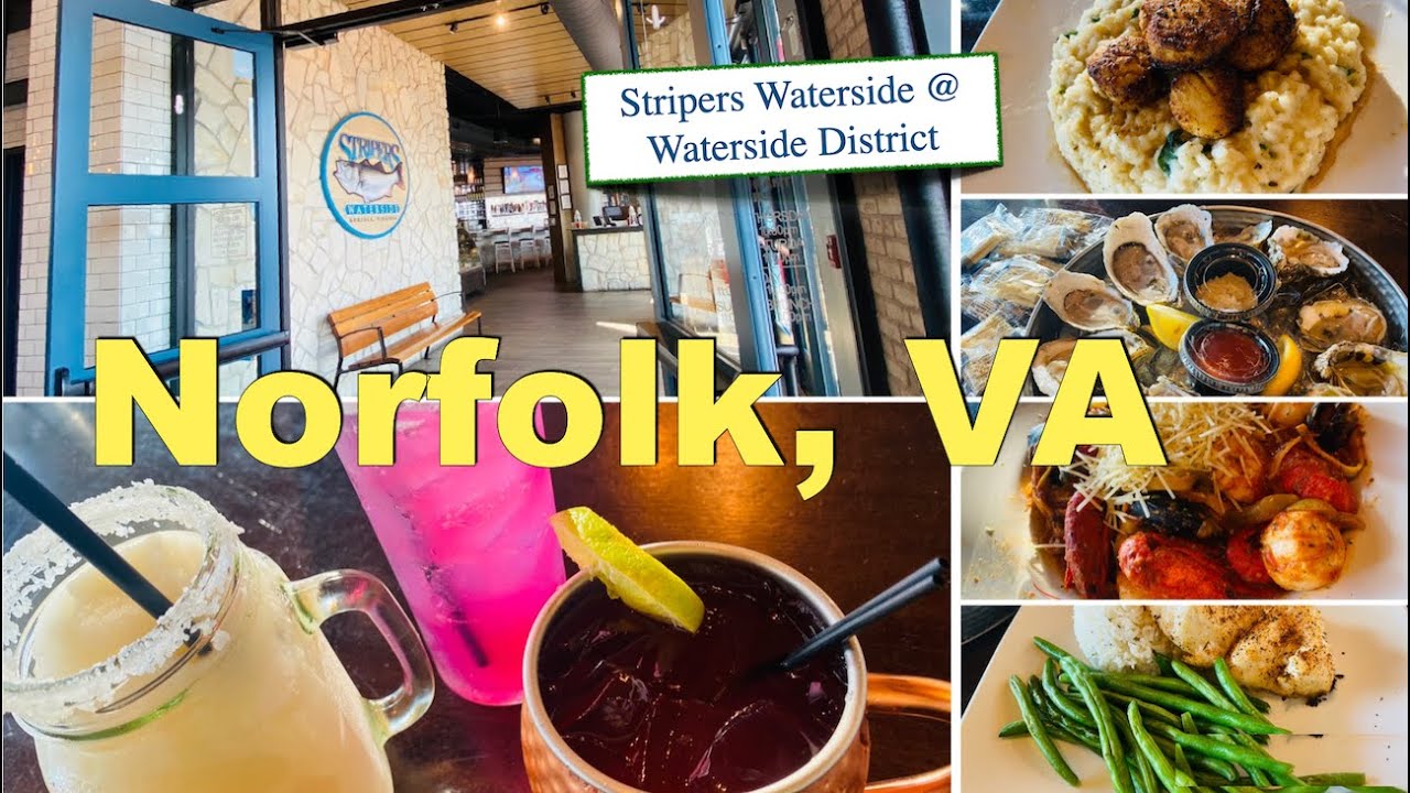 🇺🇸Virginia Norfolk Waterside District🍽️Stripers Waterside🍹