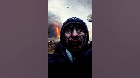 What Artificial Intelligence thinks thinks the last day on earth might look like..| scary| 😮‍💨😰😱