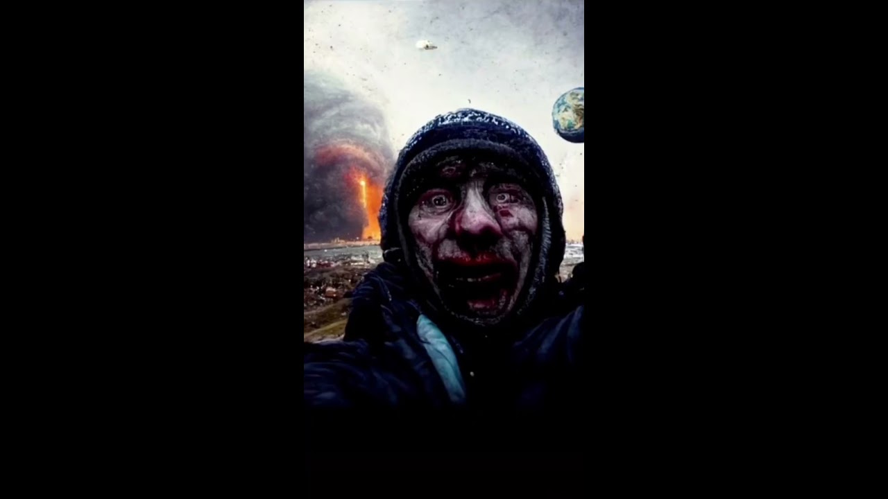 What Artificial Intelligence thinks thinks the last day on earth might look like..| scary| 😮💨😰😱