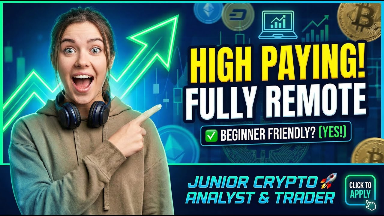 Remote Jobs 2026 | Junior Crypto Analyst & Trader | Work From Home, crypto  trading for beginners - YouTube