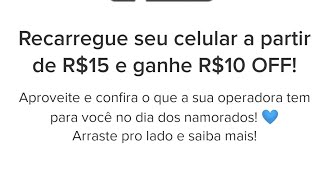 MERCADO PAGO - GANHE 🤑 R$ 10 NA RECARGA DO CELULAR!