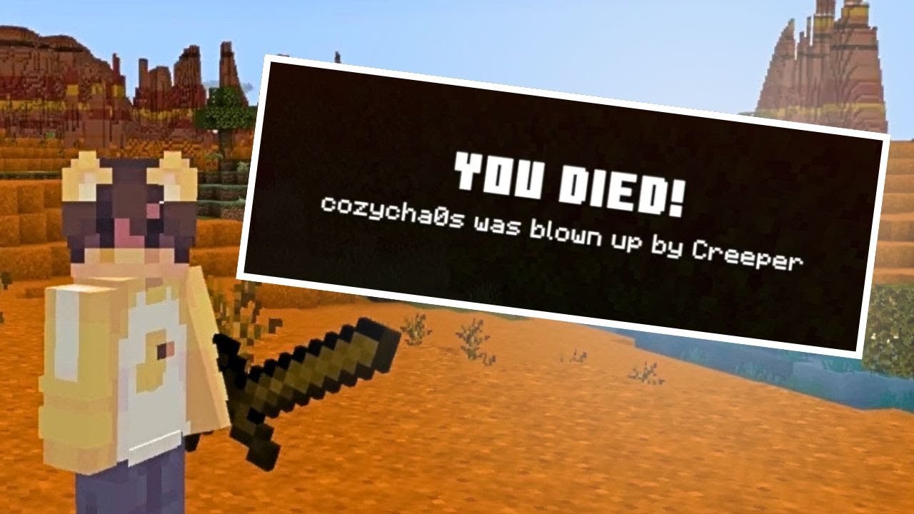 Playing Minecraft for the First Time Ever (I died) - YouTube