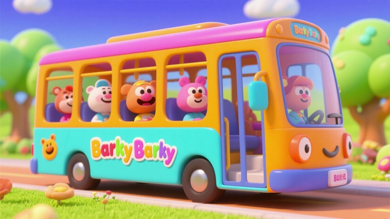 Поездка на автобусе «Лаки-Лаки» | Детские стишки и песенки
