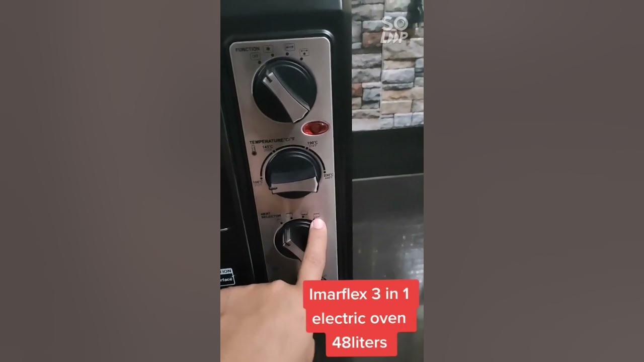 Imarflex Electric Oven 48 Liters/how to use? shorts shortsvideo shortsfeed YouTube