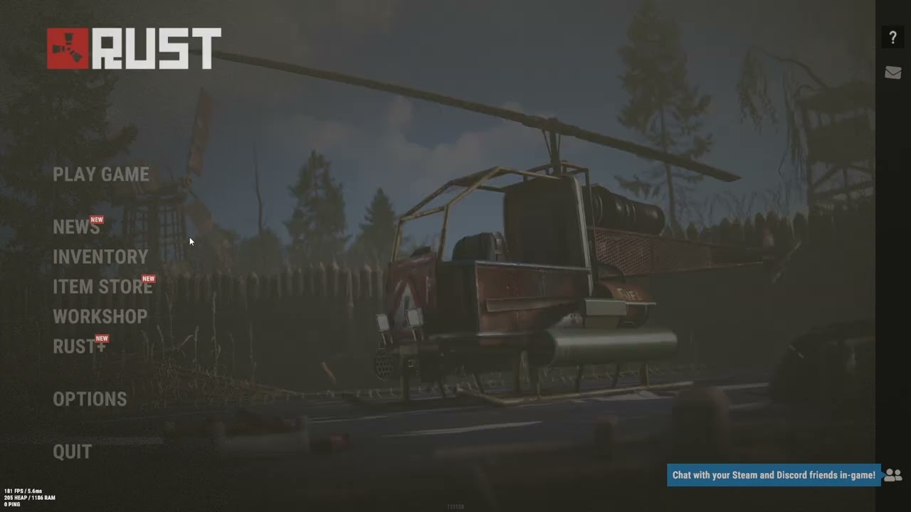 Rust – How to Hide Blood in Game Settings