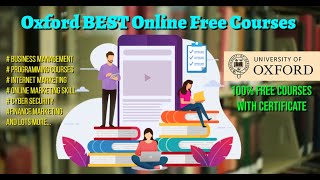 FREE Online Courses By OXFORD University with Certificate | Oxford Free Online Courses 2020