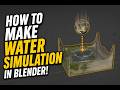 How to make Water Simulation in Blender!