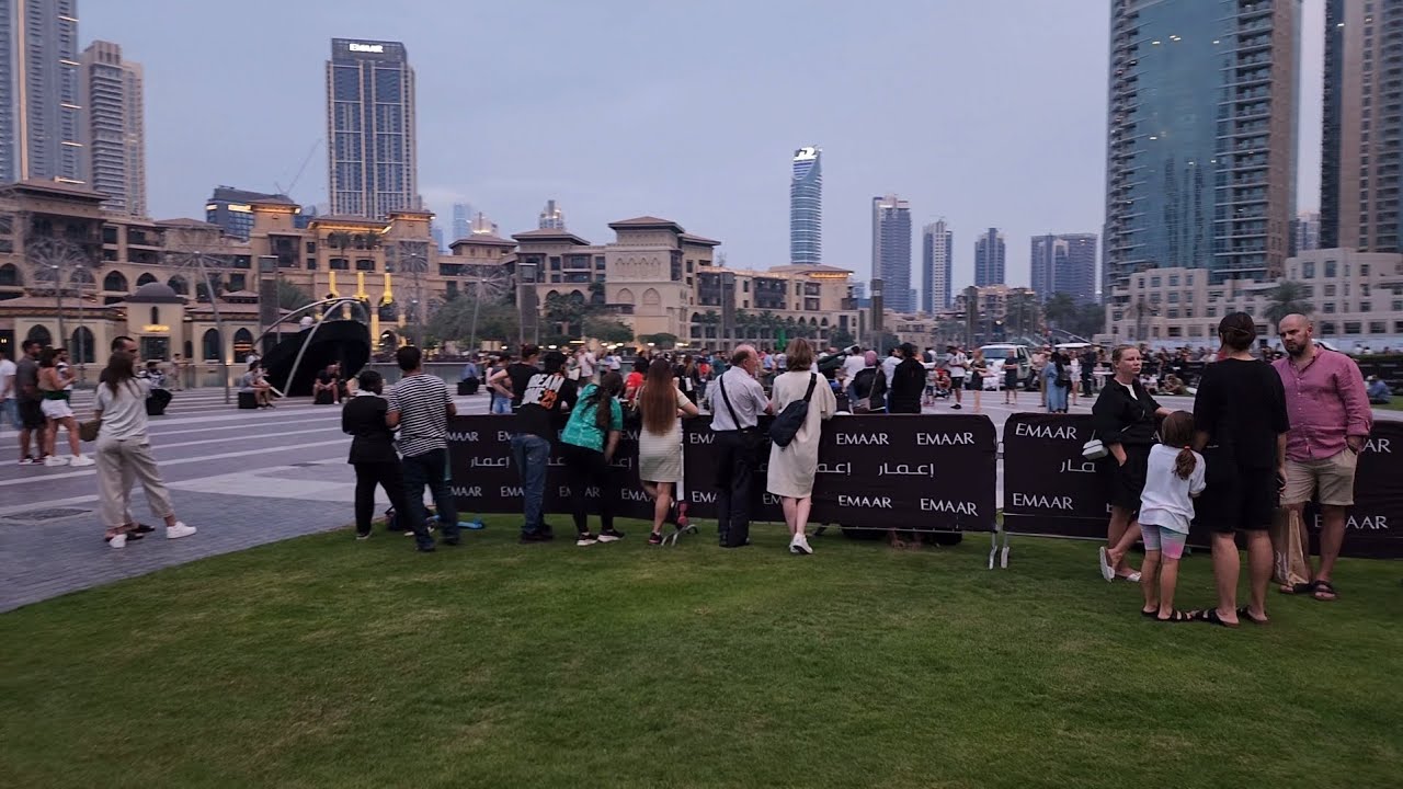 Downtown Dubai 4K, Dubai Live Events, Dubai Walk Tour 4k, Burj Khalifa Dubai