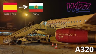 Barcelona to Sofia | WIZZ AIR | TRIP REPORT | Airbus A320 #TripReport #WIZZAIR #A320