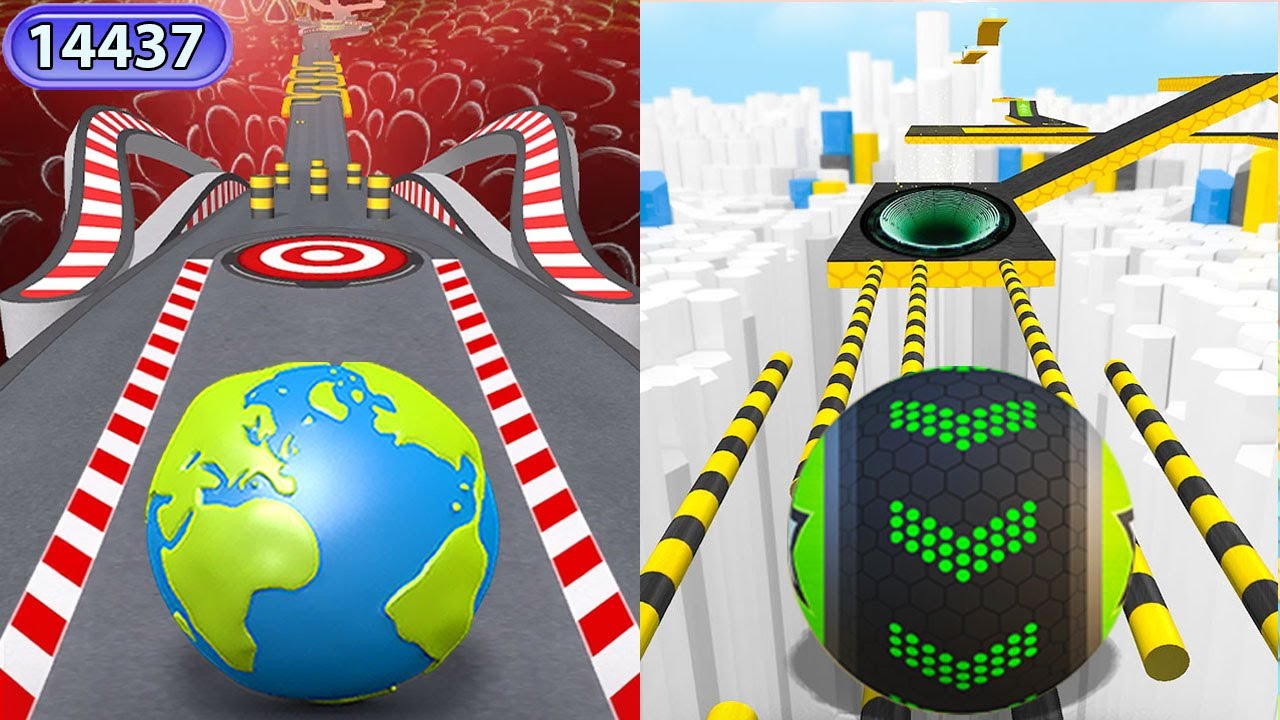 🌈Going Balls VS GyroSphere Trials,Rolling Balance Ball,Rollance Ball,Action Balls,Super Rolling Ball