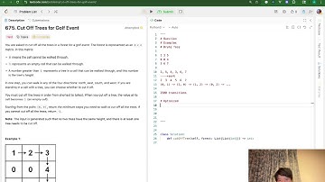 Cut Off Trees for Golf Event (LeetCode)