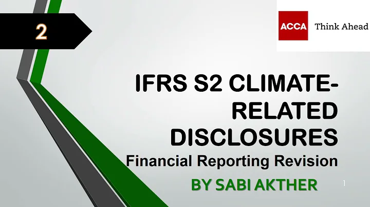 IFRS S2 Climate-related Disclosures - Revision Crash Course Day 2