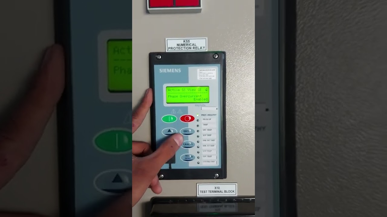 HOW TO VIEW SETTING IN 7SR1004 RELAY