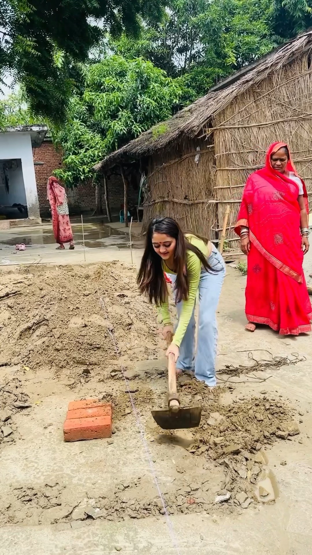 My New House In Village?| Father Saab #bindaaskavya #shorts #uttarpradesh