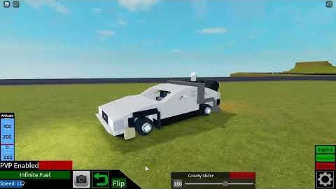 Time Machine Delorean with Hover System Plane Crazy [BTTF, ROBLOX]