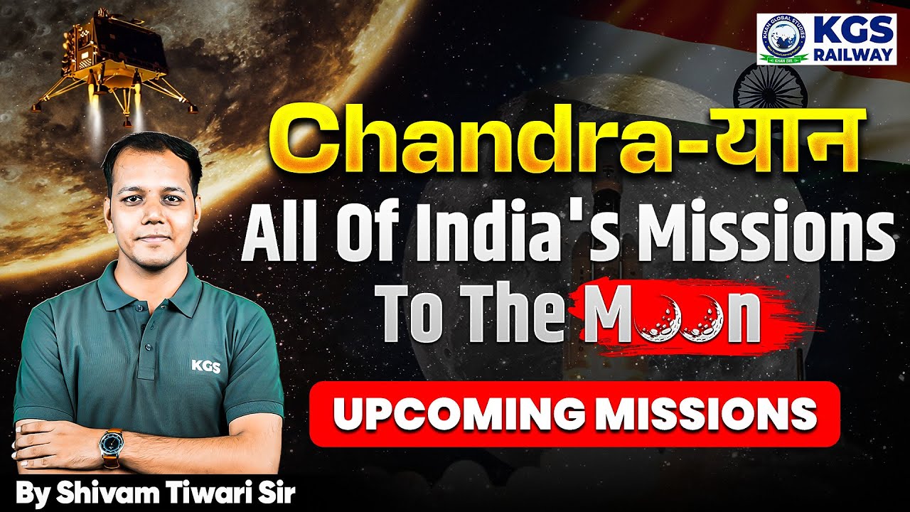 All of India's Missions to the Moon Chandrayaan | Upcoming Missions | By Shivam Tiwari Sir