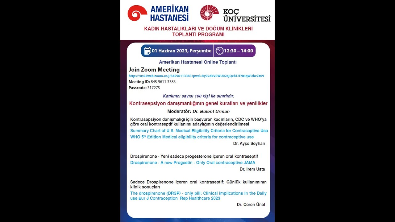Kontrasepsiyon Danışmanlığının Genel Kuralları ve Yenilikler- 1 Haziran 2023