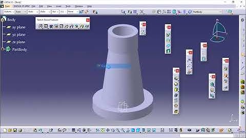 CATIA V5 Tutorials - Body of Screw Jack