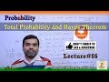 Probability -Total Probability and Bayes Theorem in Hindi (Lecture 6)