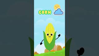 Learn Vegetables With Leo: Corn! #shorts #learningisfun #vegetables #preschoollearning #kidssong