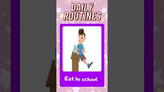 Daily Routines - Learn English Vocabulary for Kids