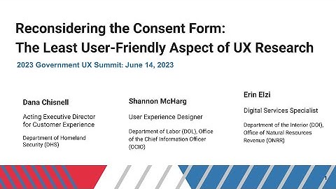 Reconsidering the consent form: the least user-friendly aspect of UX research