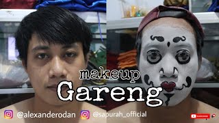 TUTORIAL /Cara rias wajah karakter wayang GARENG
