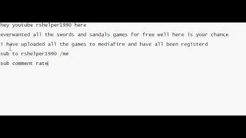 Swords and Sandals  1,2,3,4 for free full versions