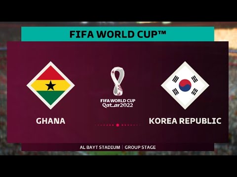 FIFA 23 - World Cup 2022 Group H - Ghana Vs Korea Republic Full Match ...