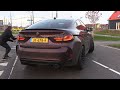 BMW X6M with Decatted Fi Exhaust - Start, LOUD Revs & Accelerations!