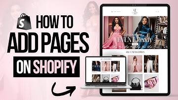 HOW TO ADD PAGES ON Shopify | Pages, Menu Links & More