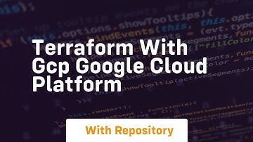 Terraform with gcp google cloud platform