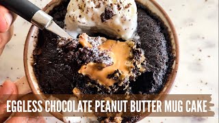 My most favourite mug cake- a soft chocolate cake with centre of
molten peanut butter! ingredients- 1 tablespoon butter 1/4 cup all
purpose flou...