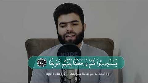 المال و البنون زينة الحياة الدنيا - تلاوة تدبرية رائعة للقارئ _بيشو الکردی