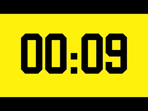 ⏱️9 seconds countdown timer 🟡⚫️