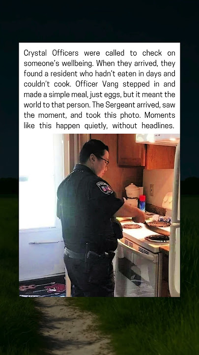 Officer Steps In, Stove Turns On - YouTube