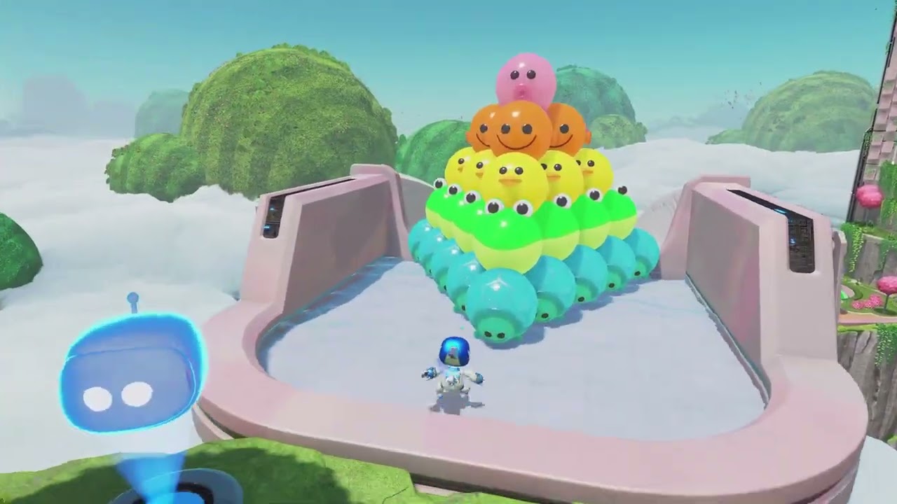 First time exploring Sky garden Astro bot PS5 pro 4K