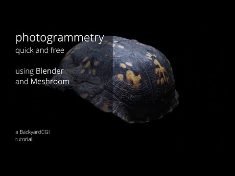 Tutorial: Photogrammetry, Quick and Free