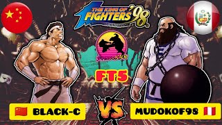 🔥Quien es❓No dire NADA😂🔥🇨🇳Black-C🇨🇳🆚🇵🇪MudoKOF98🇵🇪 FT3 + FT5 #kof98 