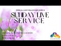 SUNDAY LIVE SERVICE || (12/01/2025)