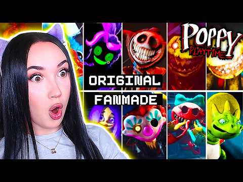 😈ВСЕ СКРИМЕРЫ ОРИГИНАЛ vs ФАНМЕЙД в ПОППИ ПЛЕЙТАЙМ 5 ➤ Poppy Playtime