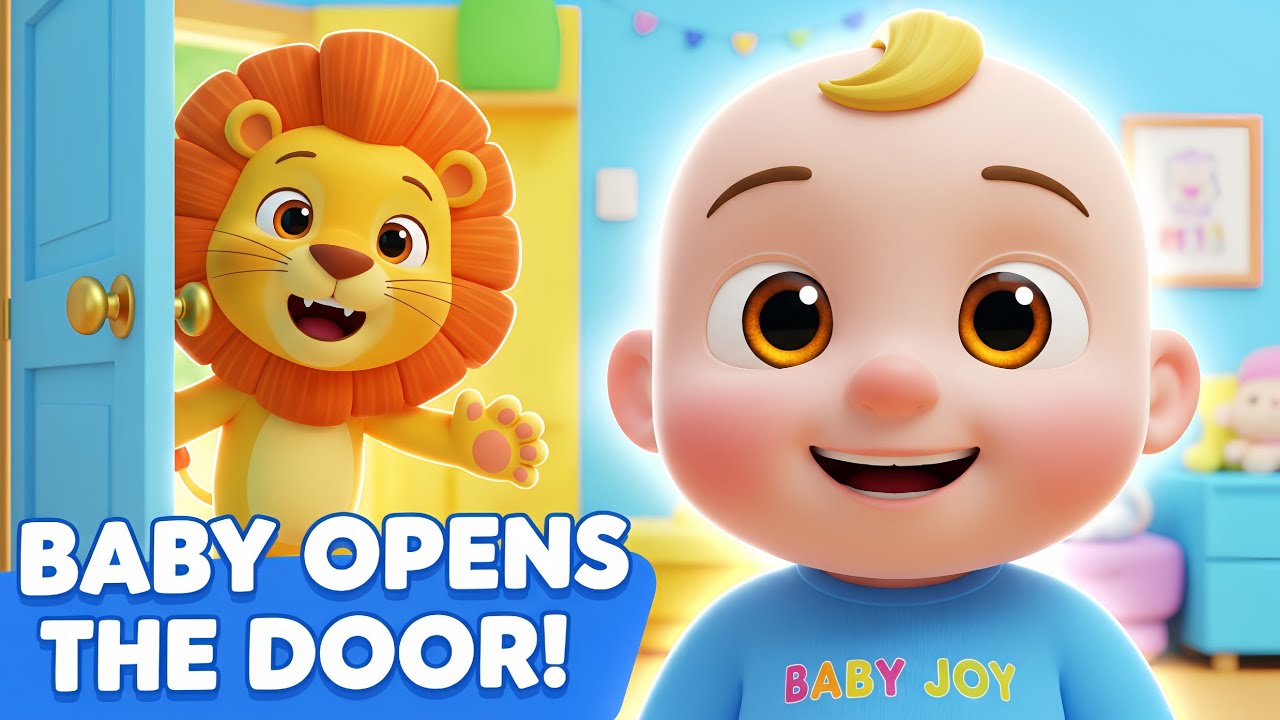1️⃣ 😱Baby Joy Opens the Magic Door ✨🦁 | Surprise Lion Friend Appears