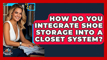 How Do You Integrate Shoe Storage Into A Closet System? - Your Organization Mentor