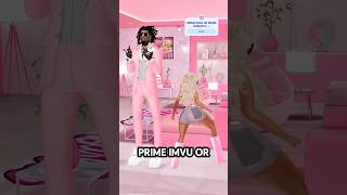 PRIME IMVU OR PRIME ROBLOX👀 #imvu #roblox #shorts